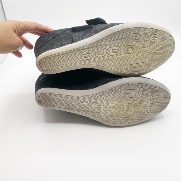 Big Buddha Wedge Strappy Shoes Black Bootie Like Size 10M - Picture 8 of 12